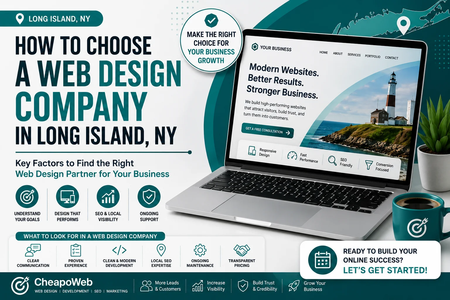 How to choose a web design company in Long Island, NY — guide for local businesses