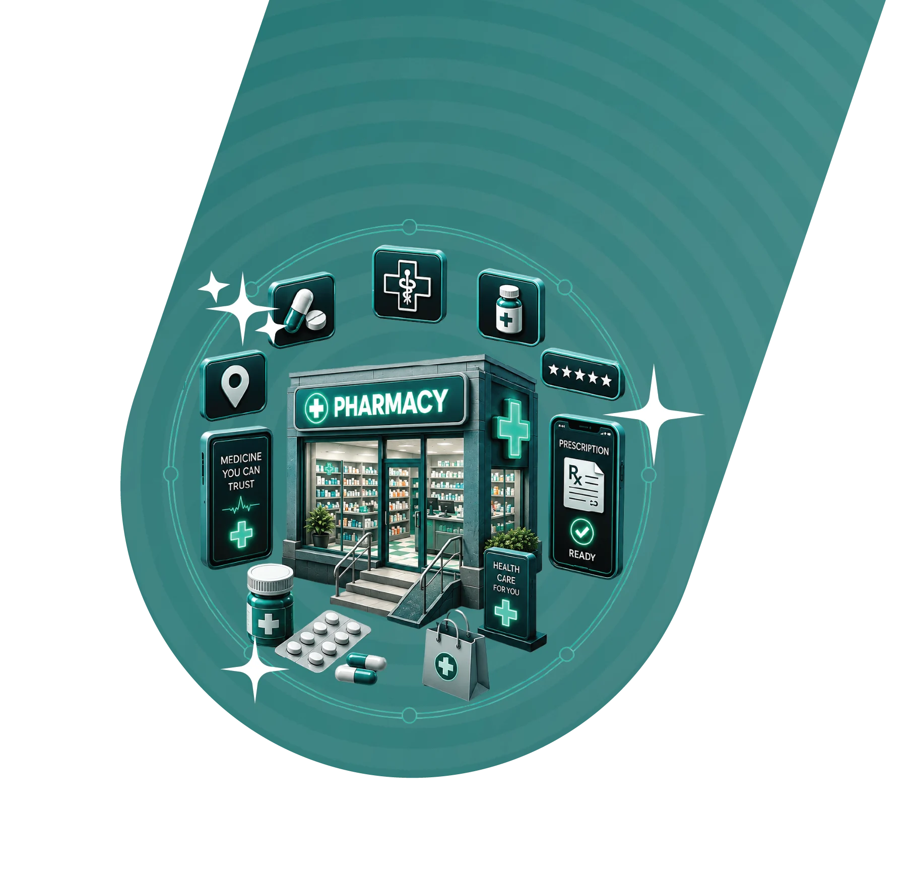 Pharmacy website design and marketing