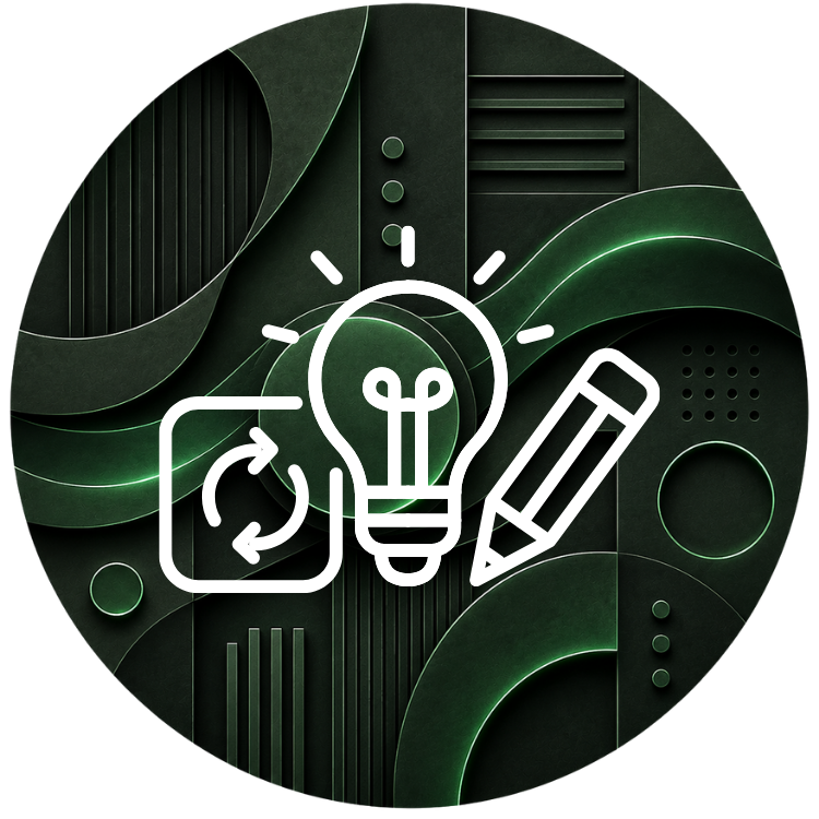 Brand logo benefit icon