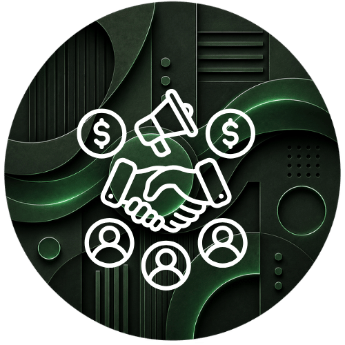 Influencer marketing benefit icon