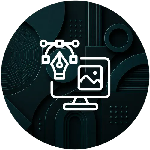 Graphic design benefit icon